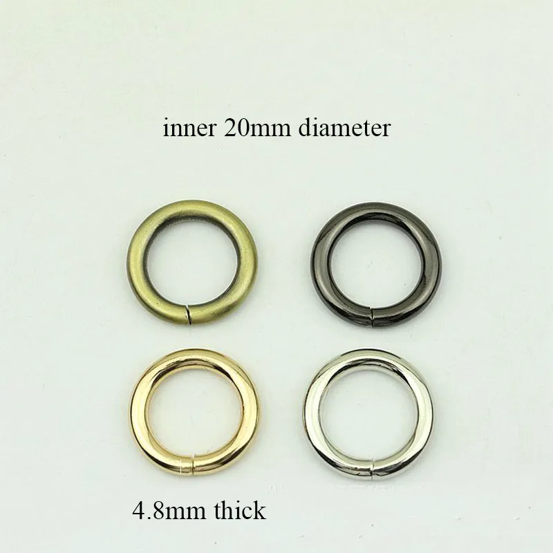 20Pcs Unwelded O Ring Metal Round Circle 20mm for Clothing Handbag Decoration Button Hardware Leather Crafts Accessories
20Pcs Unwelded O Ring Metal Round Circle 20mm for Clothing Handbag Decoration Button Hardware Leather Crafts Accessories