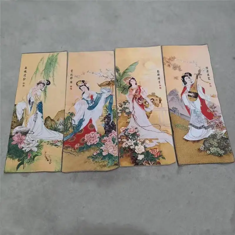 Thangka embroidery four screens Tibet Nepal brocade painting silk home living room hanging painting four beautiesr beautiful
Thangka embroidery four screens Tibet Nepal brocade painting silk home living room hanging painting four beautiesr beautiful