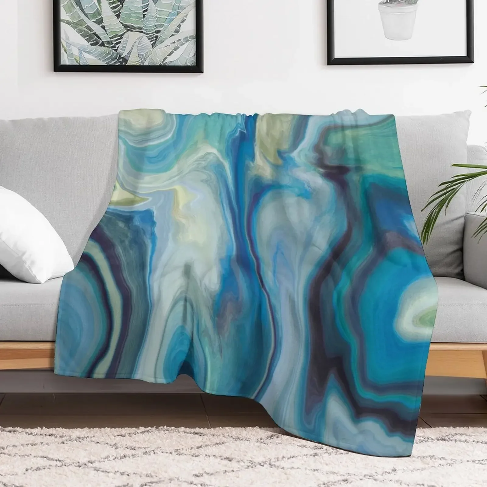Cool Ocean Pools Marble Pattern - Blue Palette Throw Blanket christmas gifts Travel Blankets For Bed Luxury Brand Blankets
Cool Ocean Pools Marble Pattern - Blue Palette Throw Blanket christmas gifts Travel Blankets For Bed Luxury Brand Blankets