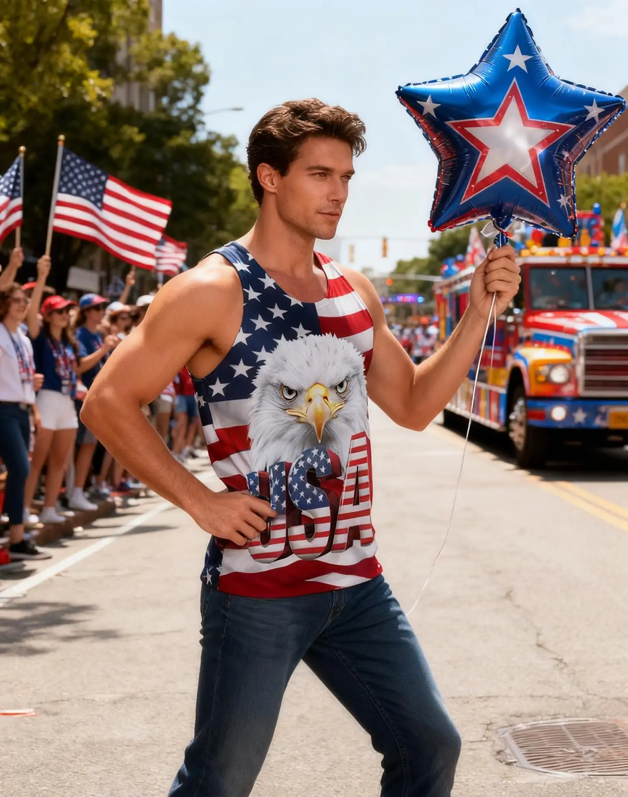 On The 4th of July 2026 The Latest Star Spangled Banner American Eagle Pattern Tank Top Home 3D Printing, Leisure and Fashion
On The 4th of July 2026 The Latest Star Spangled Banner American Eagle Pattern Tank Top Home 3D Printing, Leisure and Fashion