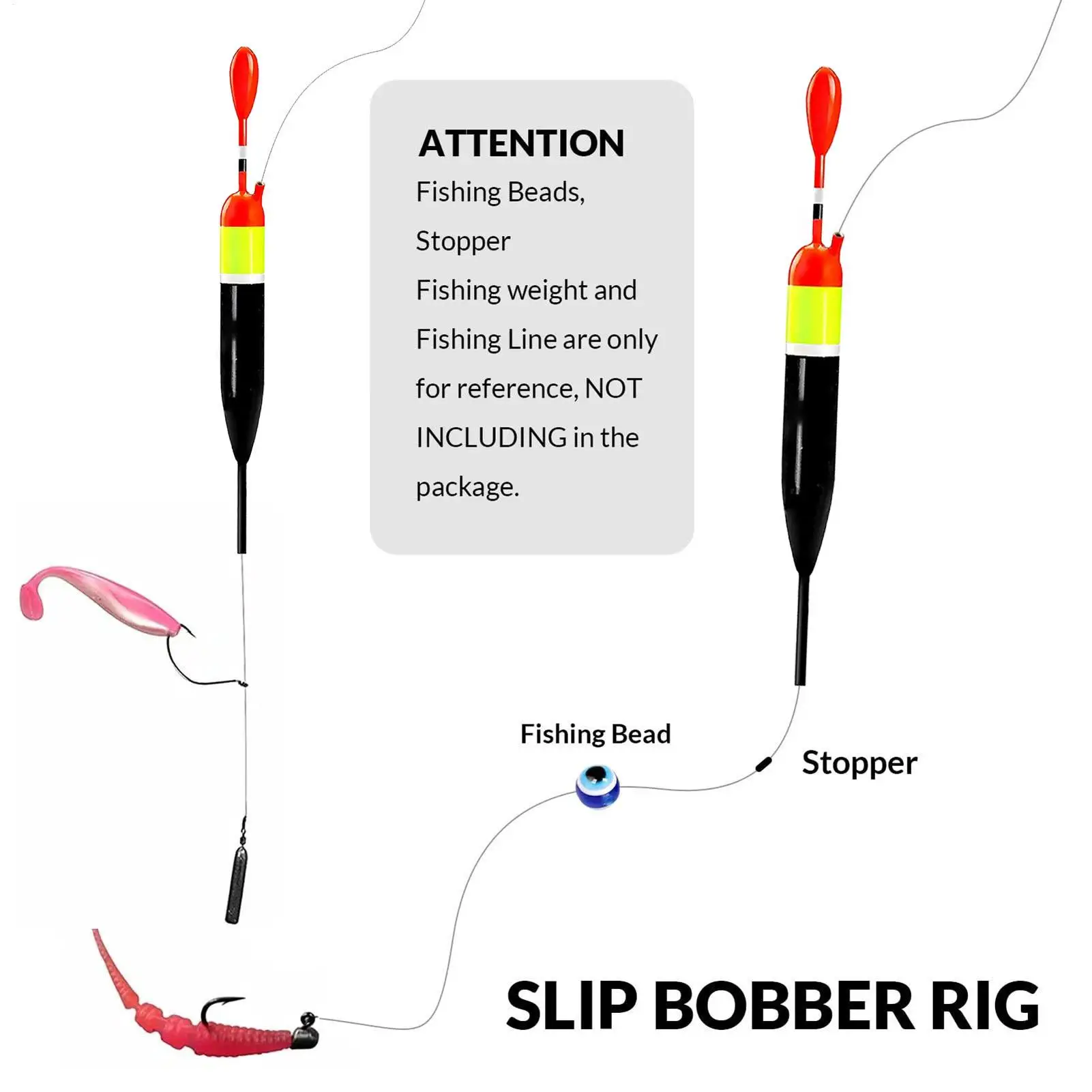 Crappie Fishing Bobbers 5-Piece Catfishing Floats Fishing Tackle Sliding Bobbers Fishing Gear Accessories For Bank Fishing Deep
Crappie Fishing Bobbers 5-Piece Catfishing Floats Fishing Tackle Sliding Bobbers Fishing Gear Accessories For Bank Fishing Deep