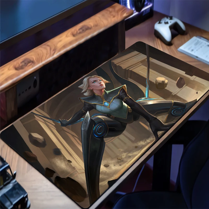 Mousepad League of Legends Camille Office Computer Desk Mat Keyboard Mouse Pad Cushion Large Non-slip Deskpad PC carpet Mousepad
Mousepad League of Legends Camille Office Computer Desk Mat Keyboard Mouse Pad Cushion Large Non-slip Deskpad PC carpet Mousepad
