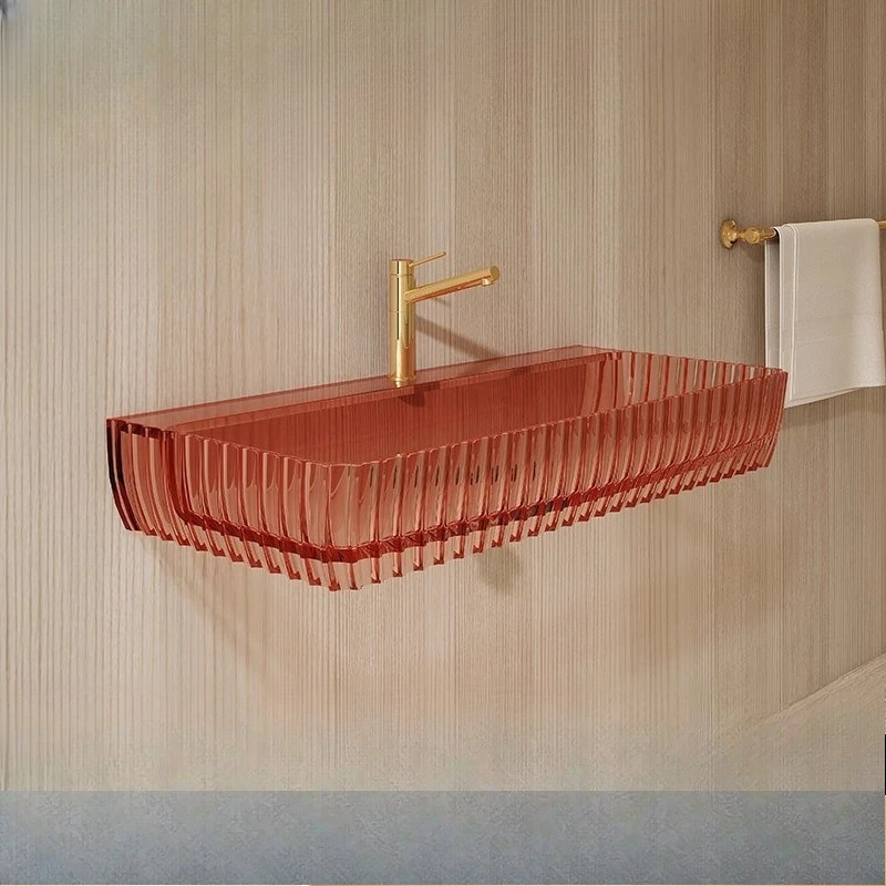High-luxury transparent hanging basin Internet celebrity resin household basin washbasin
High-luxury transparent hanging basin Internet celebrity resin household basin washbasin