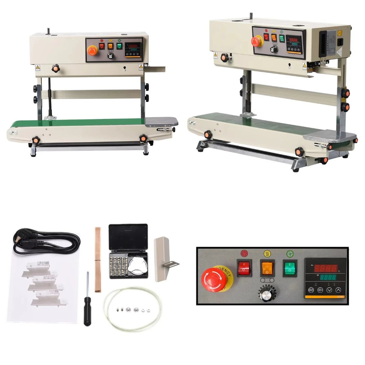 STLFR770 Vertical Band Sealer Factory Direct Sales Continuous Sealing Machine Plastic Bags Heat Sealer
STLFR770 Vertical Band Sealer Factory Direct Sales Continuous Sealing Machine Plastic Bags Heat Sealer