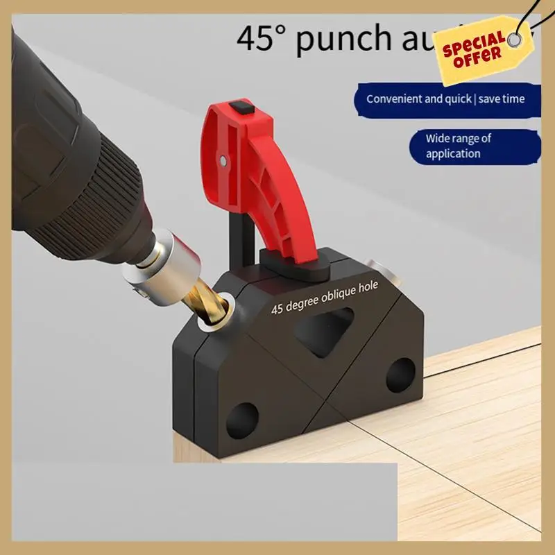 45 Degree Oblique Hole Punch Locator Woodworking Drilling Locator Punching Assistant Positioning Woodworking Tools 8.0Mm Durable
45 Degree Oblique Hole Punch Locator Woodworking Drilling Locator Punching Assistant Positioning Woodworking Tools 8.0Mm Durable
