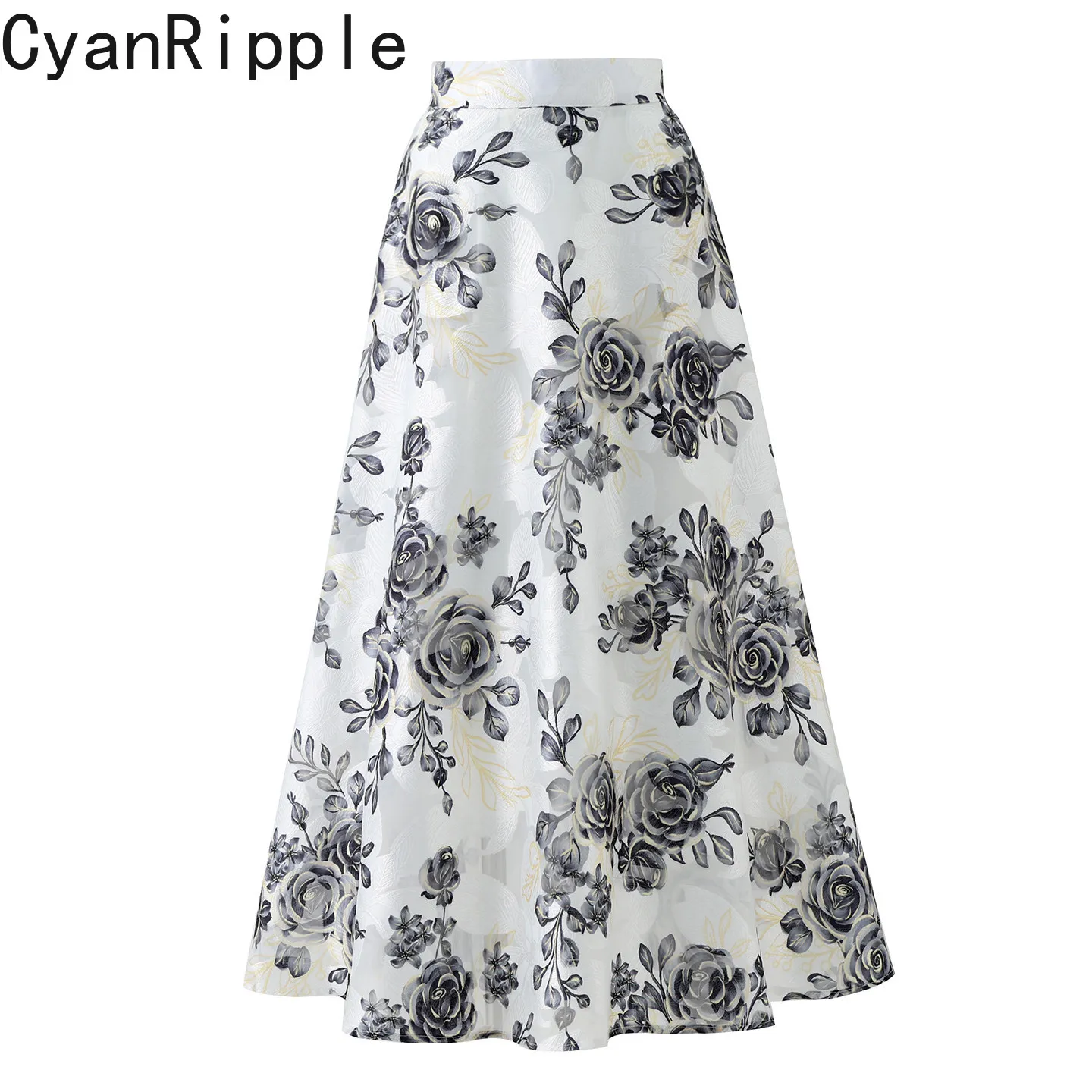 High Quality Exquisite Embroidery Jacquard Ultra Long A-line Skirt New Spring Summer High Waist Elegant Lady Umbrella Skirts
High Quality Exquisite Embroidery Jacquard Ultra Long A-line Skirt New Spring Summer High Waist Elegant Lady Umbrella Skirts