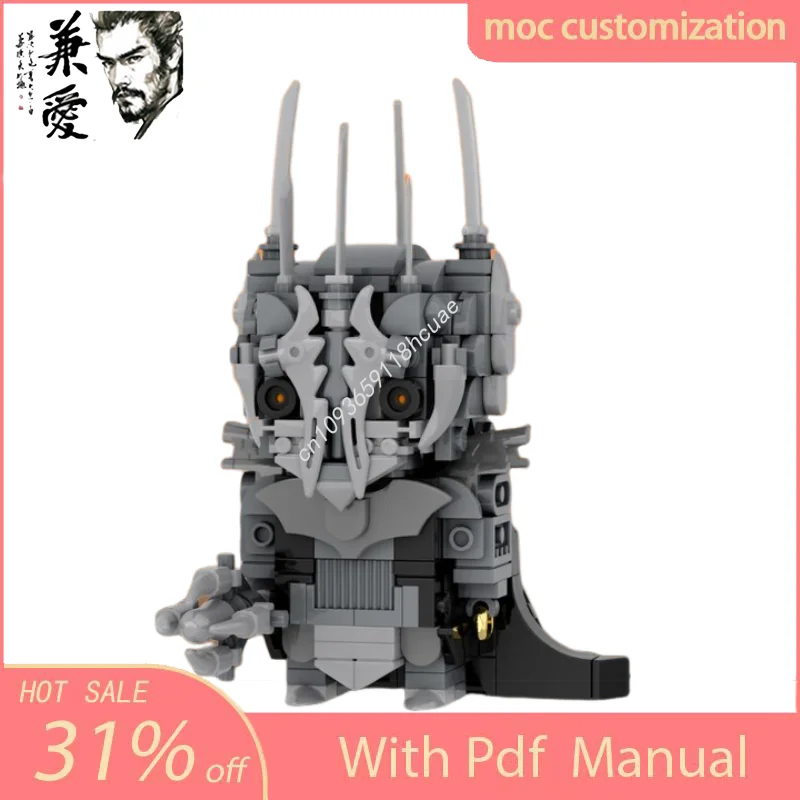 291 шт., модель Sauron's Nemesis MOC BrickHeadz, строительные блоки, кирпичи, сделай сам, креативная сборка, развивающая игрушка, подарок для ребенка
291 шт., модель Sauron's Nemesis MOC BrickHeadz, строительные блоки, кирпичи, сделай сам, креативная сборка, развивающая игрушка, подарок для ребенка