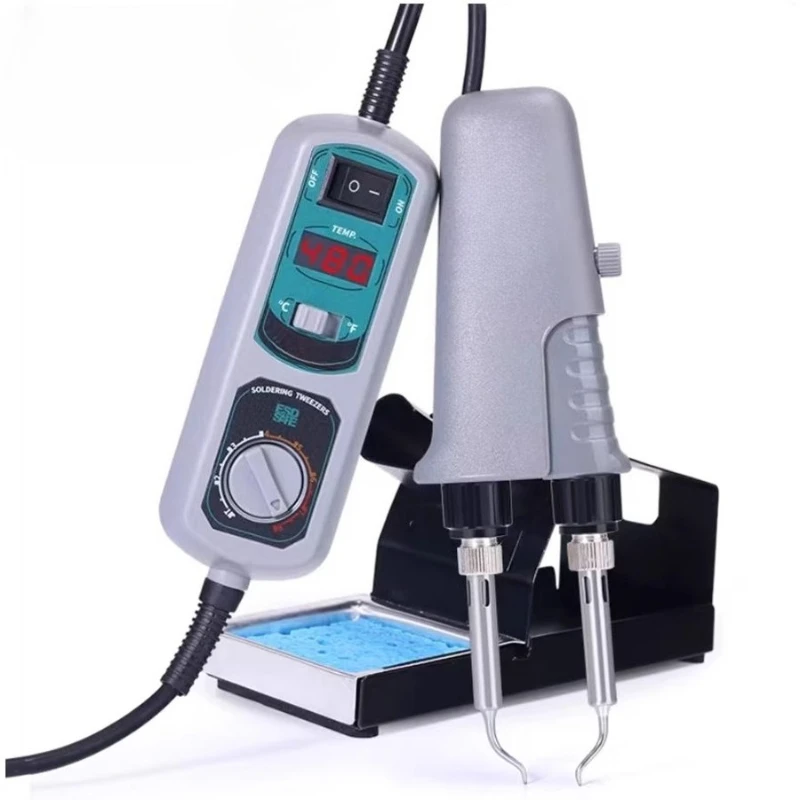 Portable Hot tweezers Mini Soldering Station Hot Tweezer Constant Temperature Digital Display Clip
Portable Hot tweezers Mini Soldering Station Hot Tweezer Constant Temperature Digital Display Clip