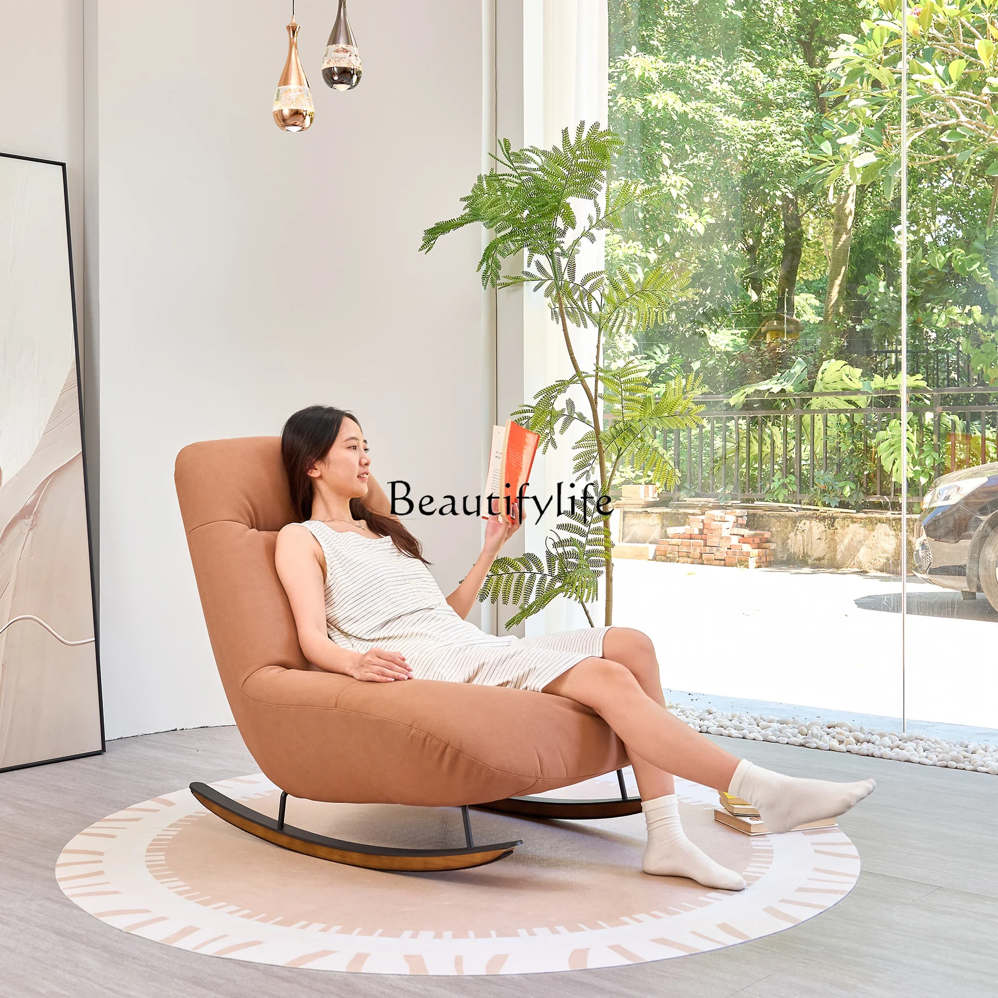 Living room leisure chair single sofa can sit and lie down ecological matte leather single chair
Living room leisure chair single sofa can sit and lie down ecological matte leather single chair
