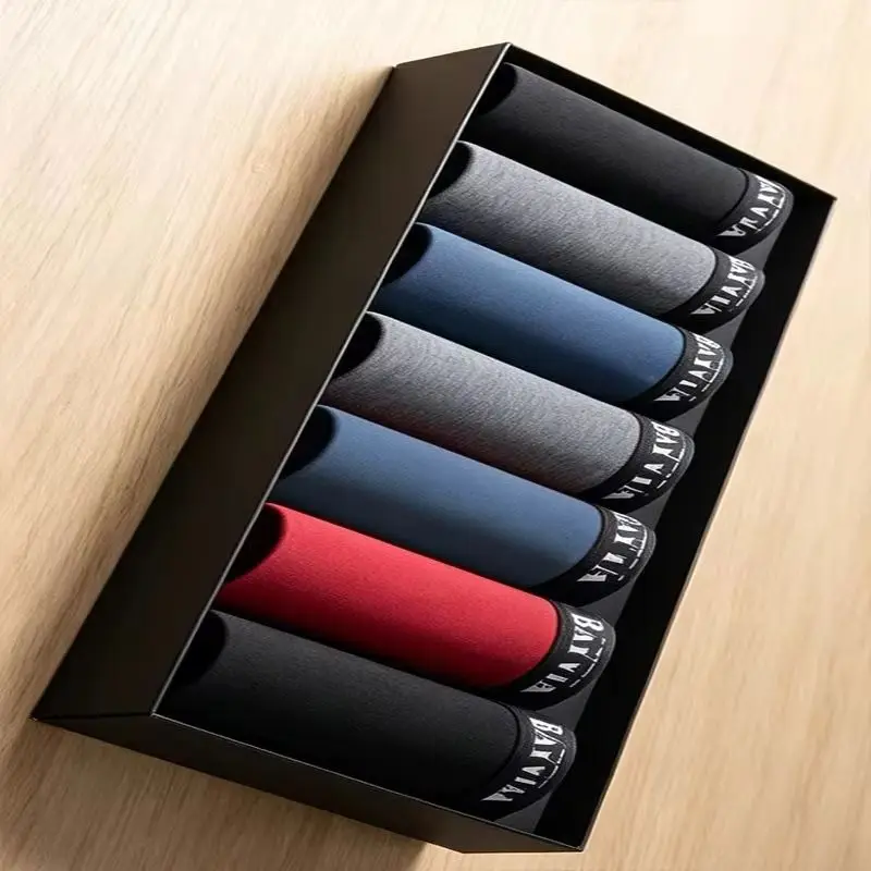 Bayvia 7Pack Men's Underwear Trunks Soft Cotton Stretch Boxer Briefs Breathable Mid Waist No Ride Up Classic Solid Color Design
Bayvia 7Pack Men's Underwear Trunks Soft Cotton Stretch Boxer Briefs Breathable Mid Waist No Ride Up Classic Solid Color Design