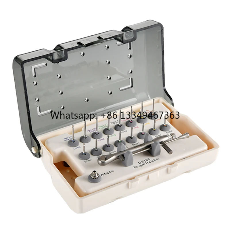 Dental Tools Torque Wrench 16 Pcs Mini Screwdrivers Dental Products Remover Kit
Dental Tools Torque Wrench 16 Pcs Mini Screwdrivers Dental Products Remover Kit