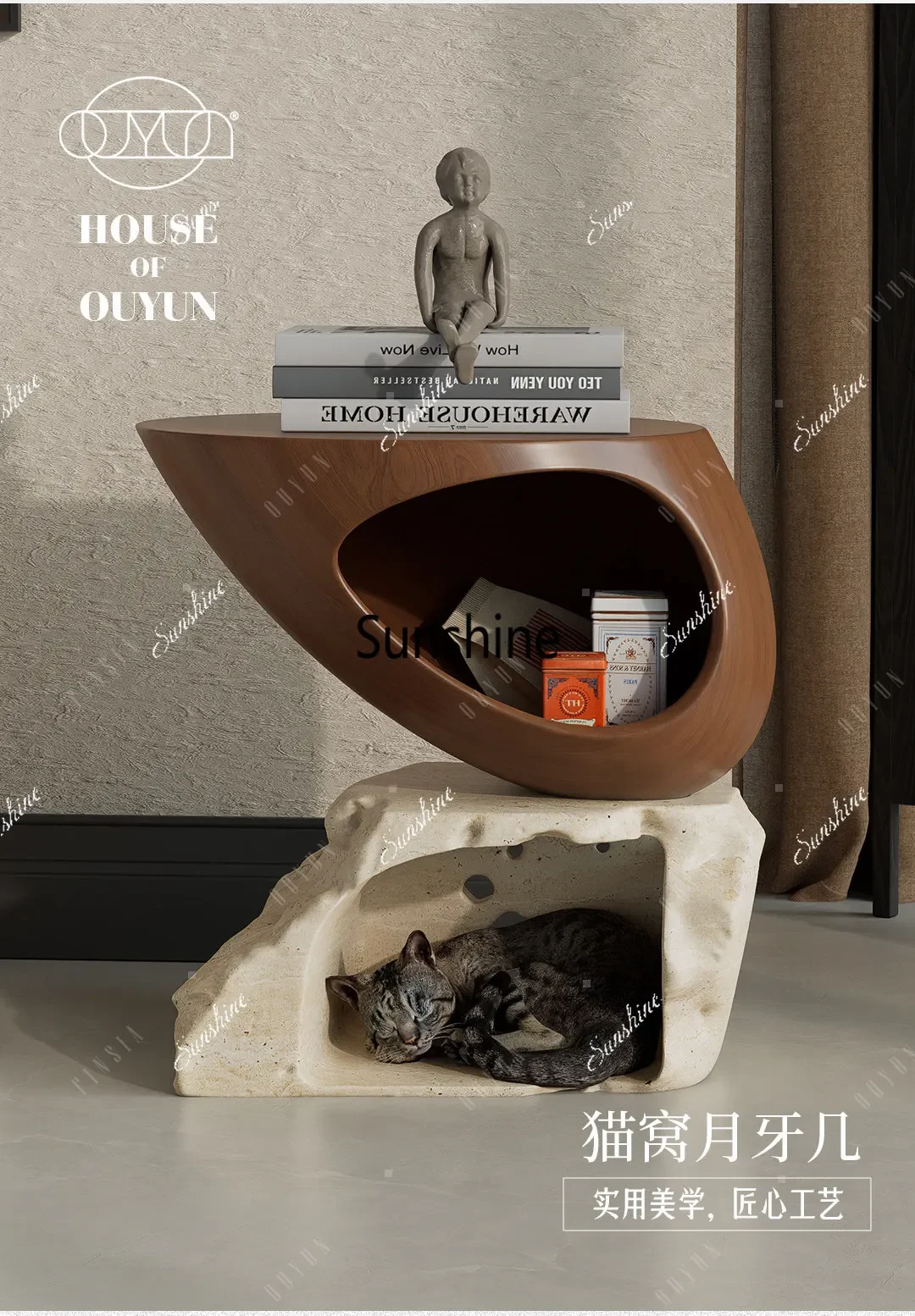 YHome living room sofa design creative small coffee table people cat shared bedside table
YHome living room sofa design creative small coffee table people cat shared bedside table