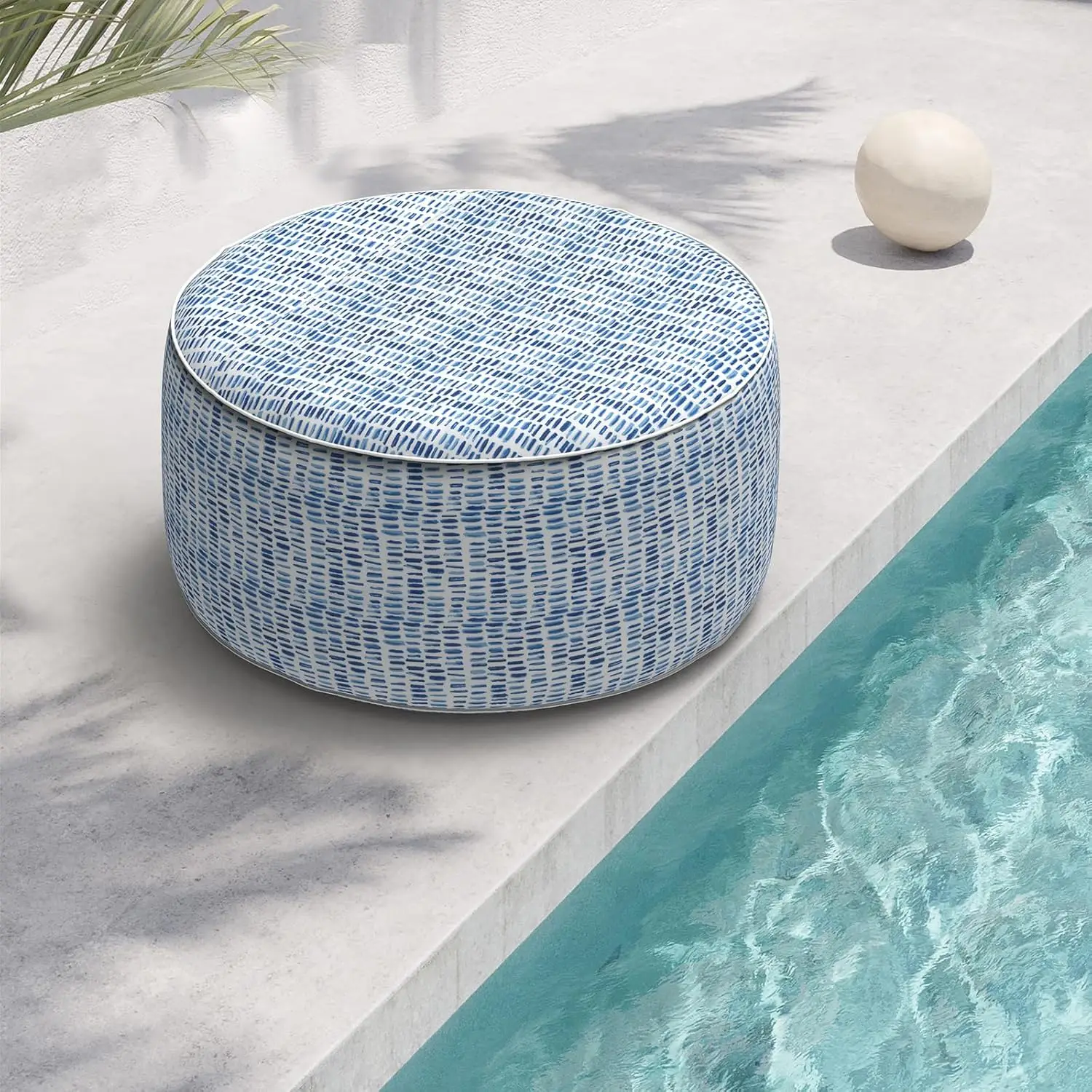 Indoor/Outdoor Inflatable Ottoman, All Weather Ottoman Pouf D31 X H14 H, Round Foot Rest Ottomans, Portable Footstool For
Indoor/Outdoor Inflatable Ottoman, All Weather Ottoman Pouf D31 X H14 H, Round Foot Rest Ottomans, Portable Footstool For