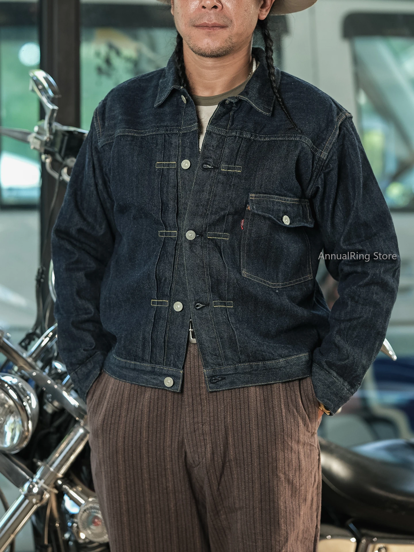 Прочное джинсовое одеяло Bronson 1950 на подкладке типа 1, джинсовая куртка с кромкой Sanforized 819XX Мужская джинсовая верхняя одежда 519XX
Прочное джинсовое одеяло Bronson 1950 на подкладке типа 1, джинсовая куртка с кромкой Sanforized 819XX Мужская джинсовая верхняя одежда 519XX