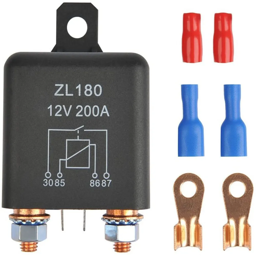 ZL180 12V 200A Relay Car Truck Engine Automobile Boat Car Starter Heavy Duty Split Charging with 2 Pin Footprint + 2 Terminal
ZL180 12V 200A Relay Car Truck Engine Automobile Boat Car Starter Heavy Duty Split Charging with 2 Pin Footprint + 2 Terminal
