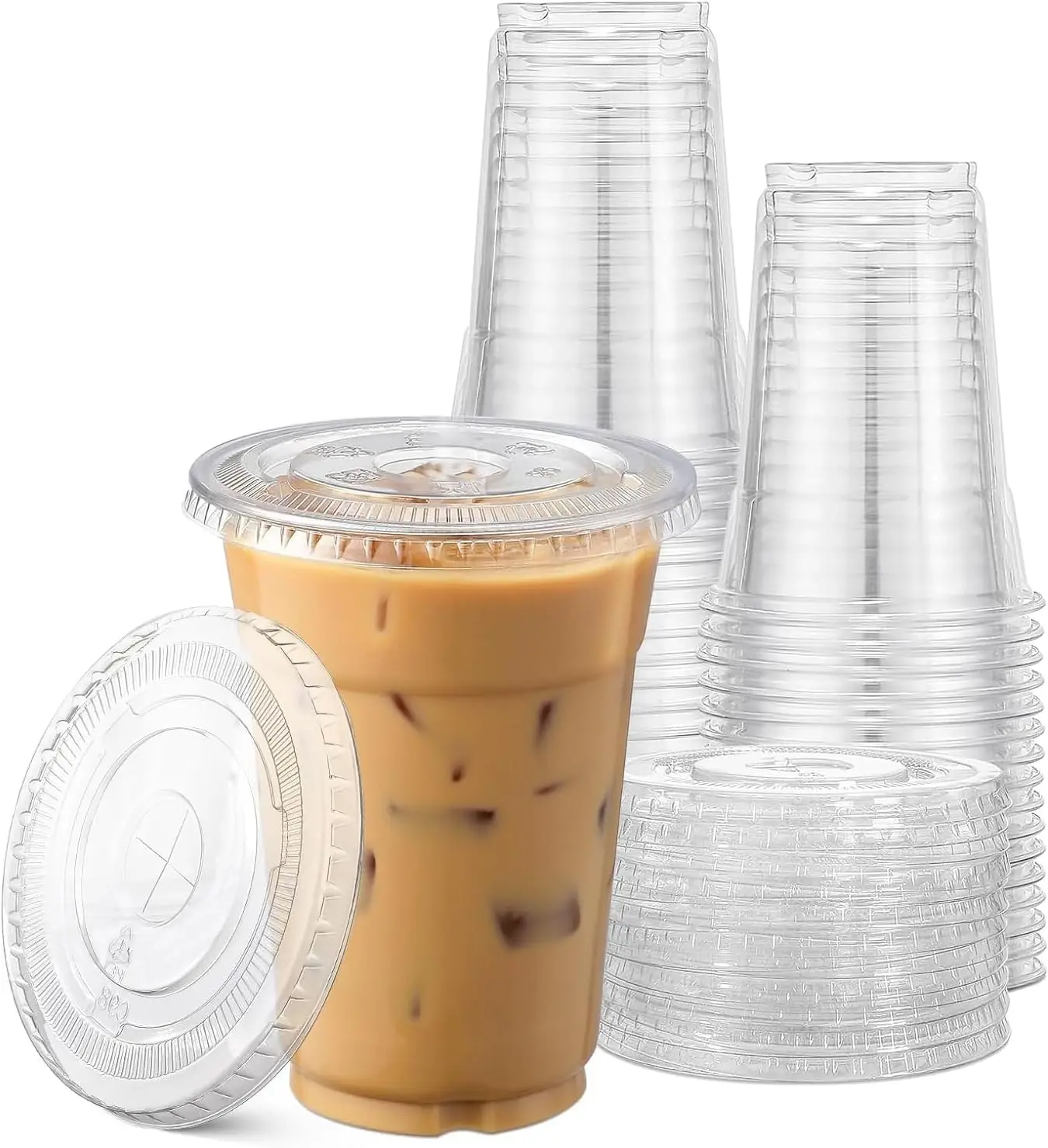 Plastic Cups with Flat Lids 100 Sets 16 oz, Crystal Clear Disposable Drink Cups for Parties, Events, and Everyday Use
Plastic Cups with Flat Lids 100 Sets 16 oz, Crystal Clear Disposable Drink Cups for Parties, Events, and Everyday Use