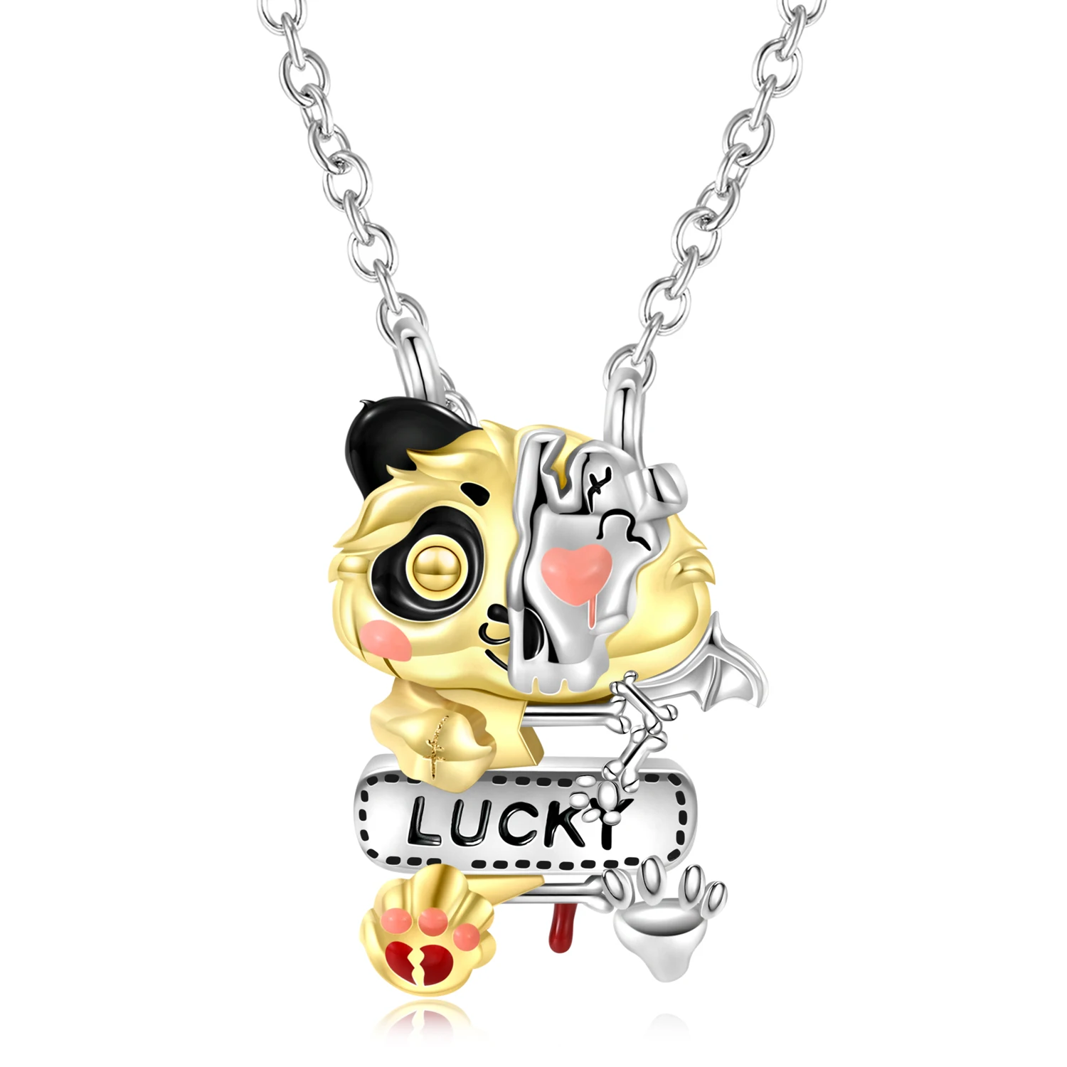 Золотой кулон Lucky Panda из стерлингового серебра 925 пробы с ожерельем, подарок на день рождения для мамы, сестры и подруги
Золотой кулон Lucky Panda из стерлингового серебра 925 пробы с ожерельем, подарок на день рождения для мамы, сестры и подруги