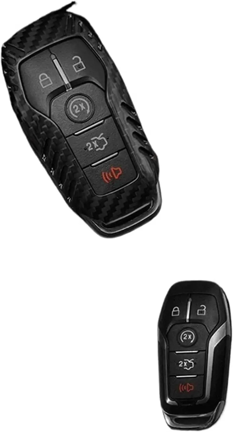 Carbon Fiber Key Case Decorative Shell Protective Cover Trim Car Accessories Compatible For Ford Mustang 2015 2016 2017 2018 201
Carbon Fiber Key Case Decorative Shell Protective Cover Trim Car Accessories Compatible For Ford Mustang 2015 2016 2017 2018 201