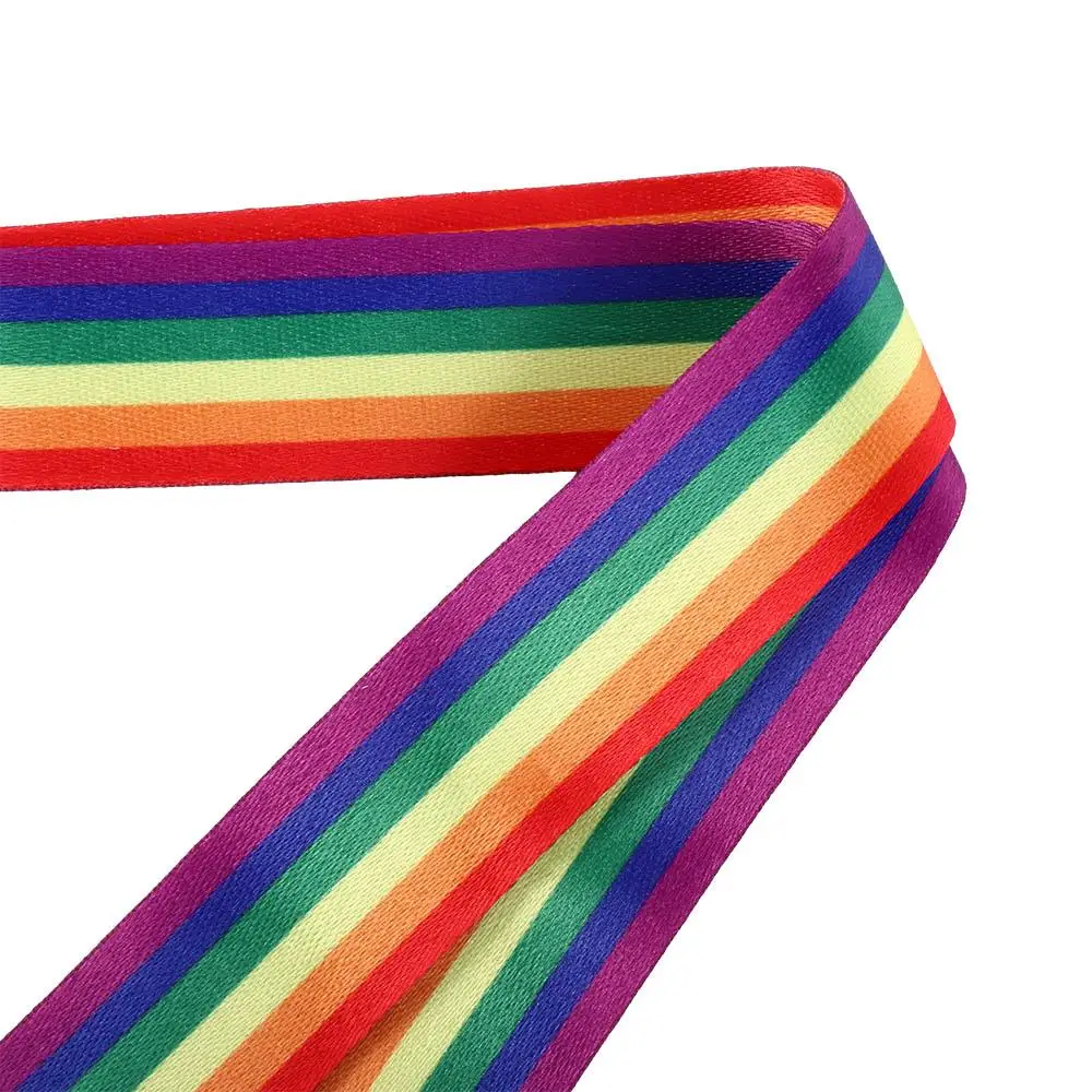 Webbings Ribbon Phone Badge ID Badge Holder Name Tag Key Ring Holder Neck Straps Rainbow Color Rainbow Lanyard Phone Hang Rope
Webbings Ribbon Phone Badge ID Badge Holder Name Tag Key Ring Holder Neck Straps Rainbow Color Rainbow Lanyard Phone Hang Rope