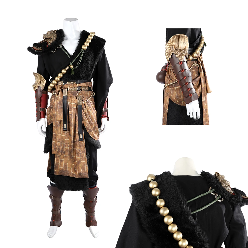 Halloween Christmas Games Anime Party Role Playing Uniform Black Myth Wukong Men High Quality Cosplay Battle Uniform
Halloween Christmas Games Anime Party Role Playing Uniform Black Myth Wukong Men High Quality Cosplay Battle Uniform