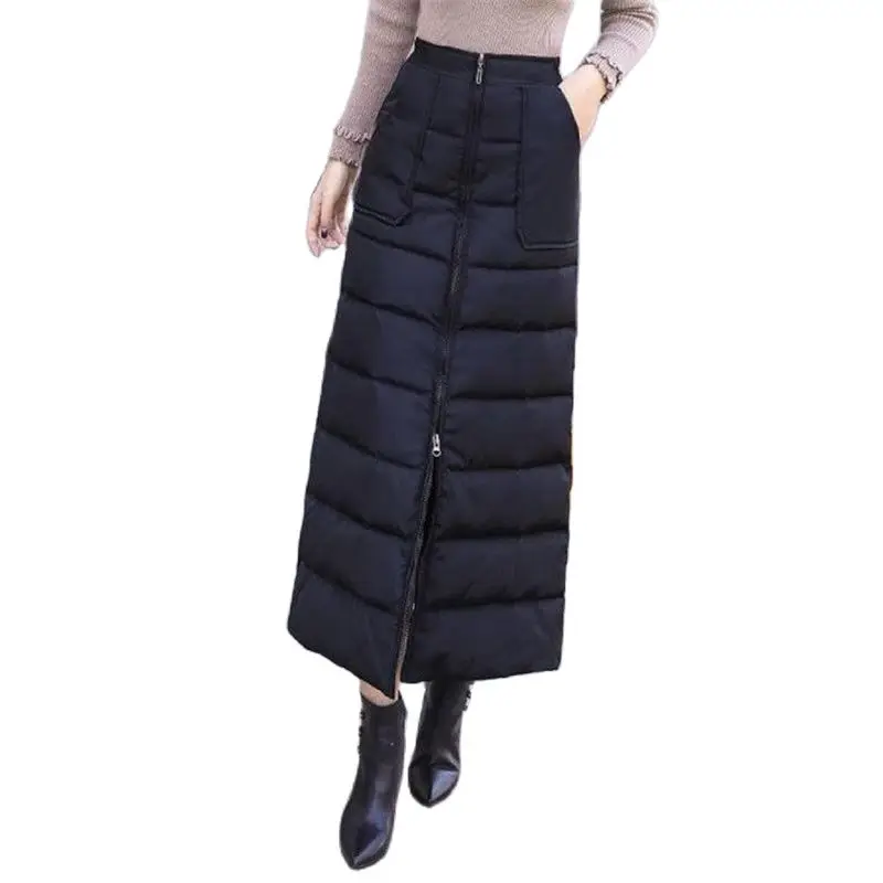Fashion Autumn Winter Cotton Skirt Female Women's Skirts Fashion 2023 New Windproof Warm Down Cotton Skirt Black Zipper Skirts
Fashion Autumn Winter Cotton Skirt Female Women's Skirts Fashion 2023 New Windproof Warm Down Cotton Skirt Black Zipper Skirts
