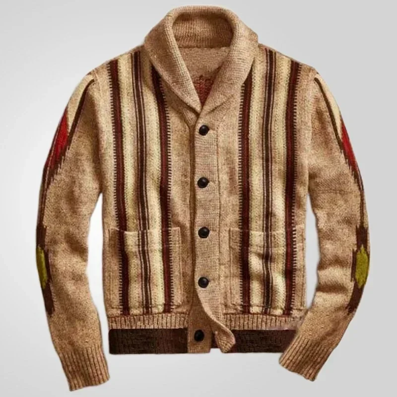 New Men's Clothing, Autumn and Winter Long-sleeved Jacquard Sweater, Lapel Sweater and Coat Men
New Men's Clothing, Autumn and Winter Long-sleeved Jacquard Sweater, Lapel Sweater and Coat Men