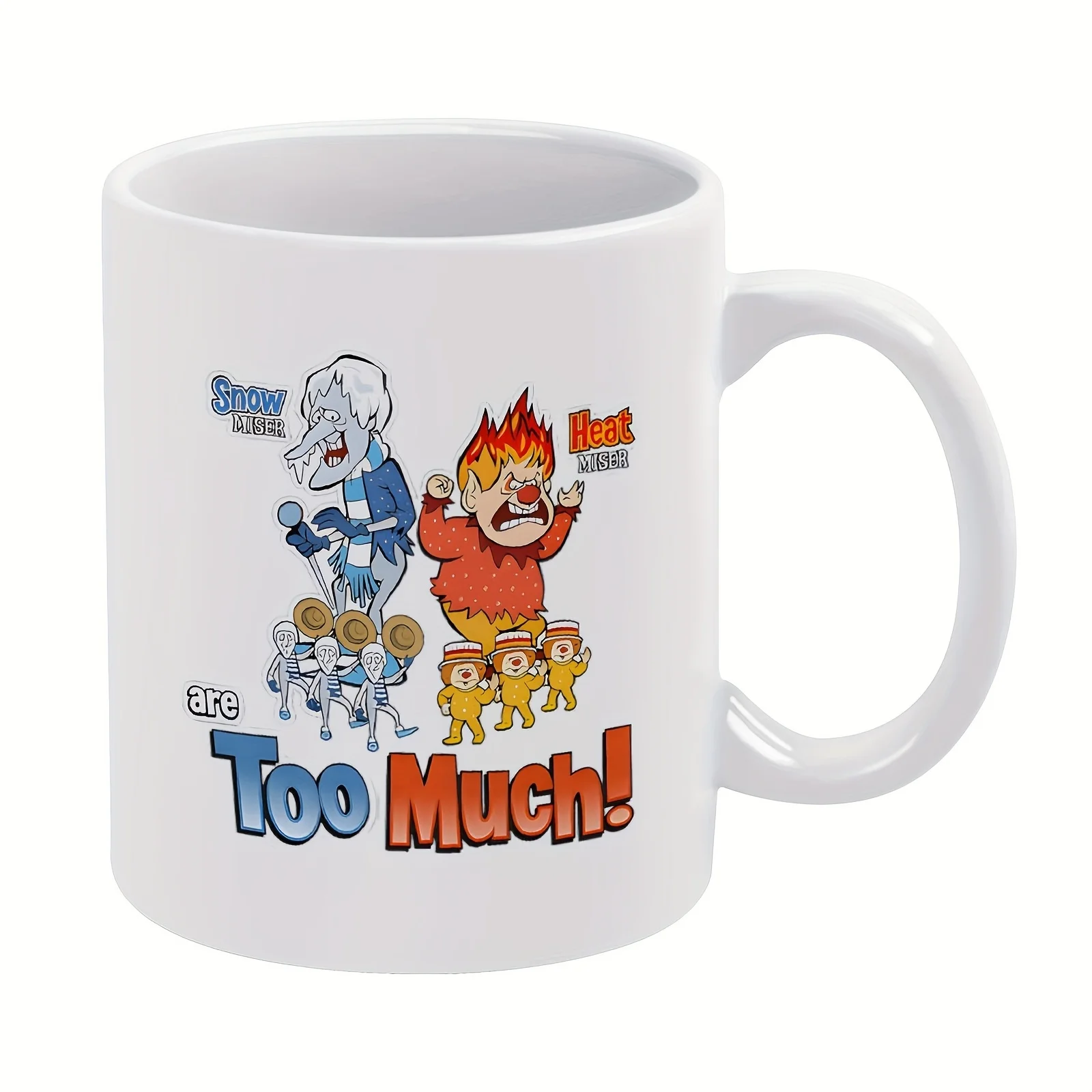 Unique "Too Much Snow and Heat" Ceramic Coffee Cup-Durable, Dishwasher and Microwave Safe, Suitable for Daily Use Or as a Gift f
Unique "Too Much Snow and Heat" Ceramic Coffee Cup-Durable, Dishwasher and Microwave Safe, Suitable for Daily Use Or as a Gift f