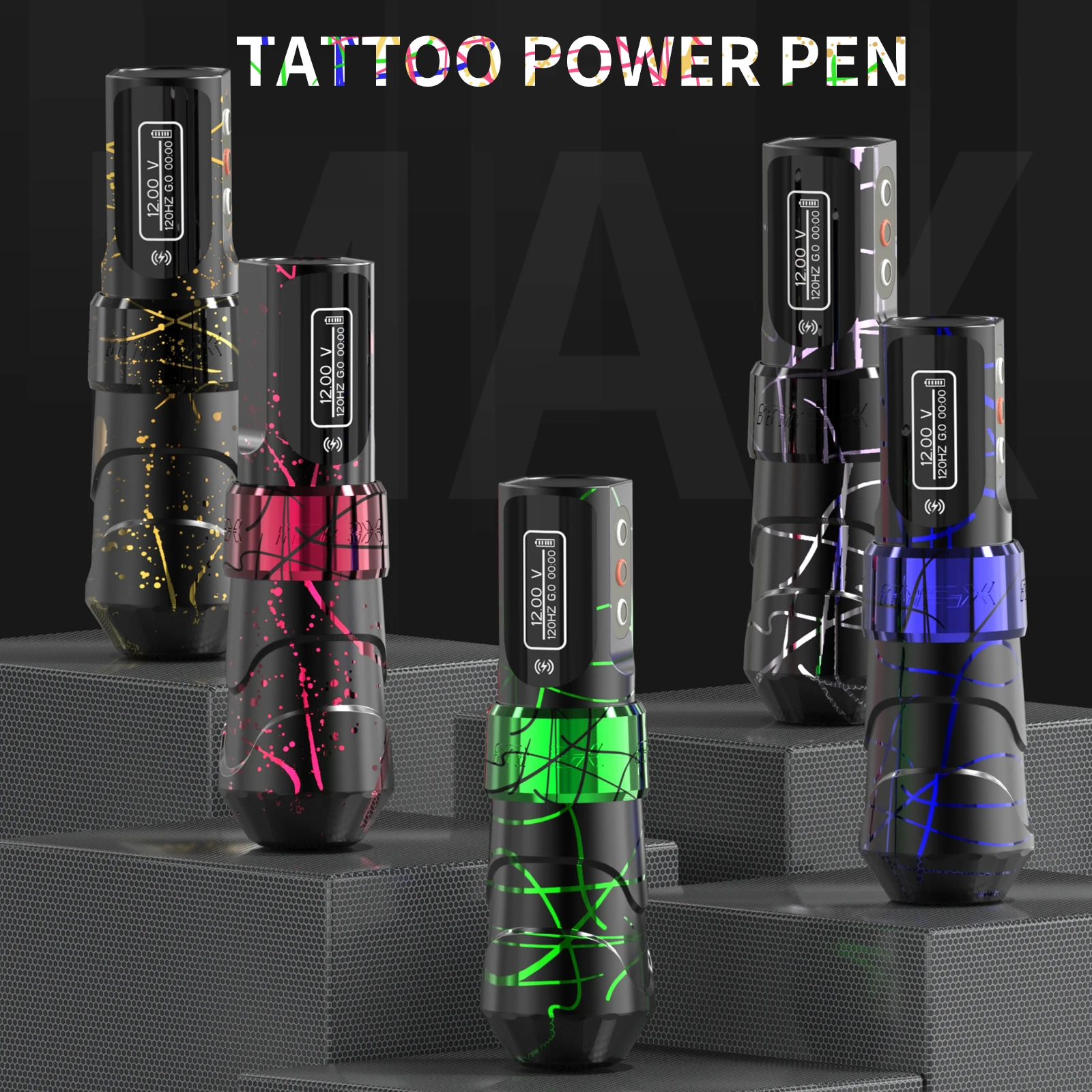 Flux Max Professional Wireless Rotary Tattoo Machine Permanent Makeup Machines LED Digital Screen Stroke 4.0mm Tattoo Pen
Flux Max Professional Wireless Rotary Tattoo Machine Permanent Makeup Machines LED Digital Screen Stroke 4.0mm Tattoo Pen