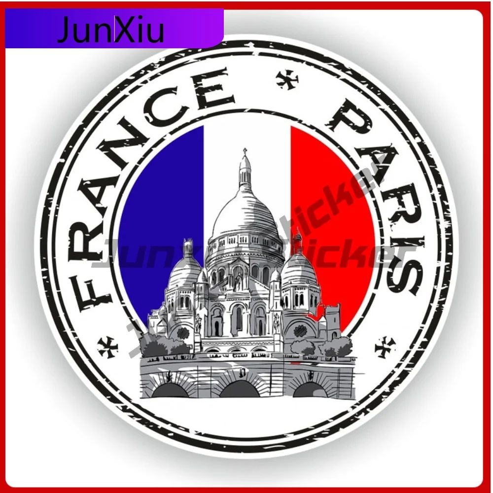 France Paris Mont Martre Seal Sticker Round Flag Cool Vinyl Decal Waterproof Car Decor for Body SUV Motocross Windshield
France Paris Mont Martre Seal Sticker Round Flag Cool Vinyl Decal Waterproof Car Decor for Body SUV Motocross Windshield