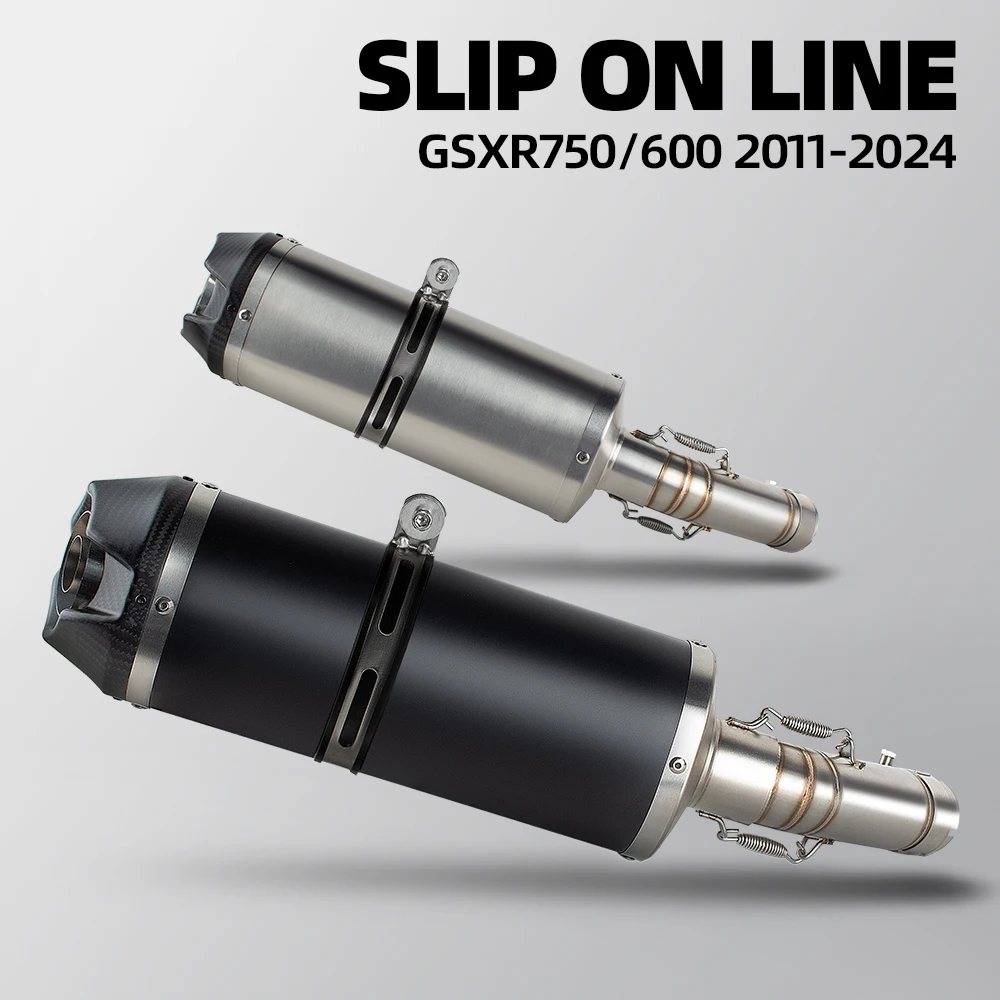 GSXR750 Exhaust Slip on Line muffer with DB Killer For Suzuki GSXR600 GSXS600 GSXR750 GSXS750 2011-2026 motorcycle mid link tube
GSXR750 Exhaust Slip on Line muffer with DB Killer For Suzuki GSXR600 GSXS600 GSXR750 GSXS750 2011-2026 motorcycle mid link tube