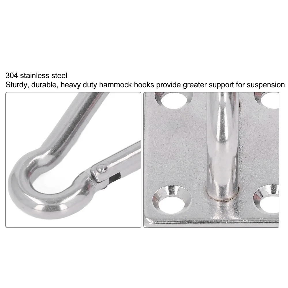 7 Pcs Durable M8 Hammock Hanging Hardware Heavy Duty Rectangle Sun Shade Sail Fixing Stainless Steel Anchor Hooks Ceiling Mount
7 Pcs Durable M8 Hammock Hanging Hardware Heavy Duty Rectangle Sun Shade Sail Fixing Stainless Steel Anchor Hooks Ceiling Mount