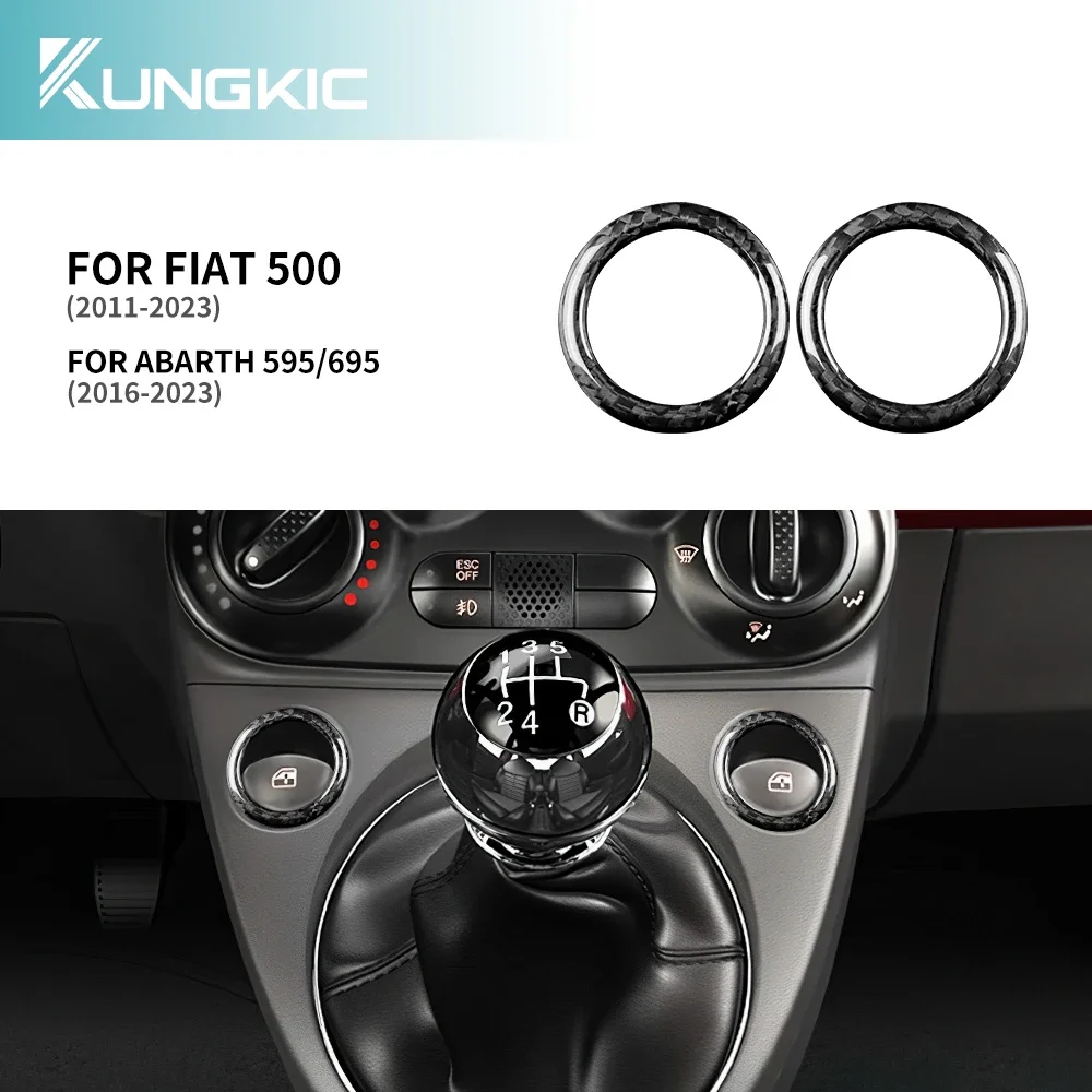 Dry Carbon Fiber For Abarth 595 695 2016 2017 2018 2019 2020 2021 2022 2023 for Fiat 500 10-23 MT AT Car Gear Shift Ring Trim
Dry Carbon Fiber For Abarth 595 695 2016 2017 2018 2019 2020 2021 2022 2023 for Fiat 500 10-23 MT AT Car Gear Shift Ring Trim