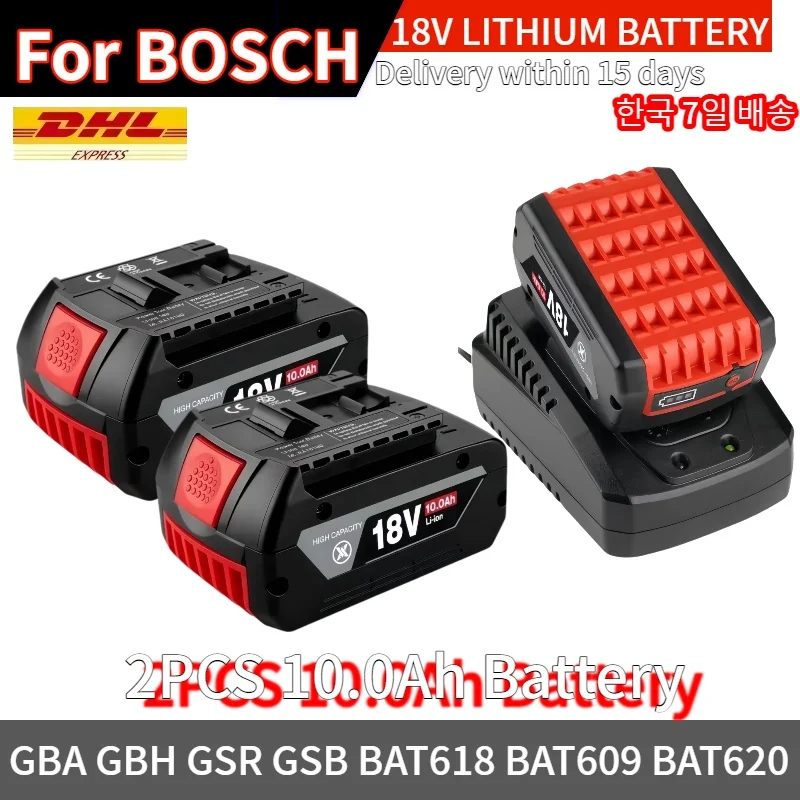 18V 10000mAh Replacement BatteryFor Bosch 18V Professional SysteemDraadloze Tools Bat609 Bat618 Gba18V21700 battery
18V 10000mAh Replacement BatteryFor Bosch 18V Professional SysteemDraadloze Tools Bat609 Bat618 Gba18V21700 battery