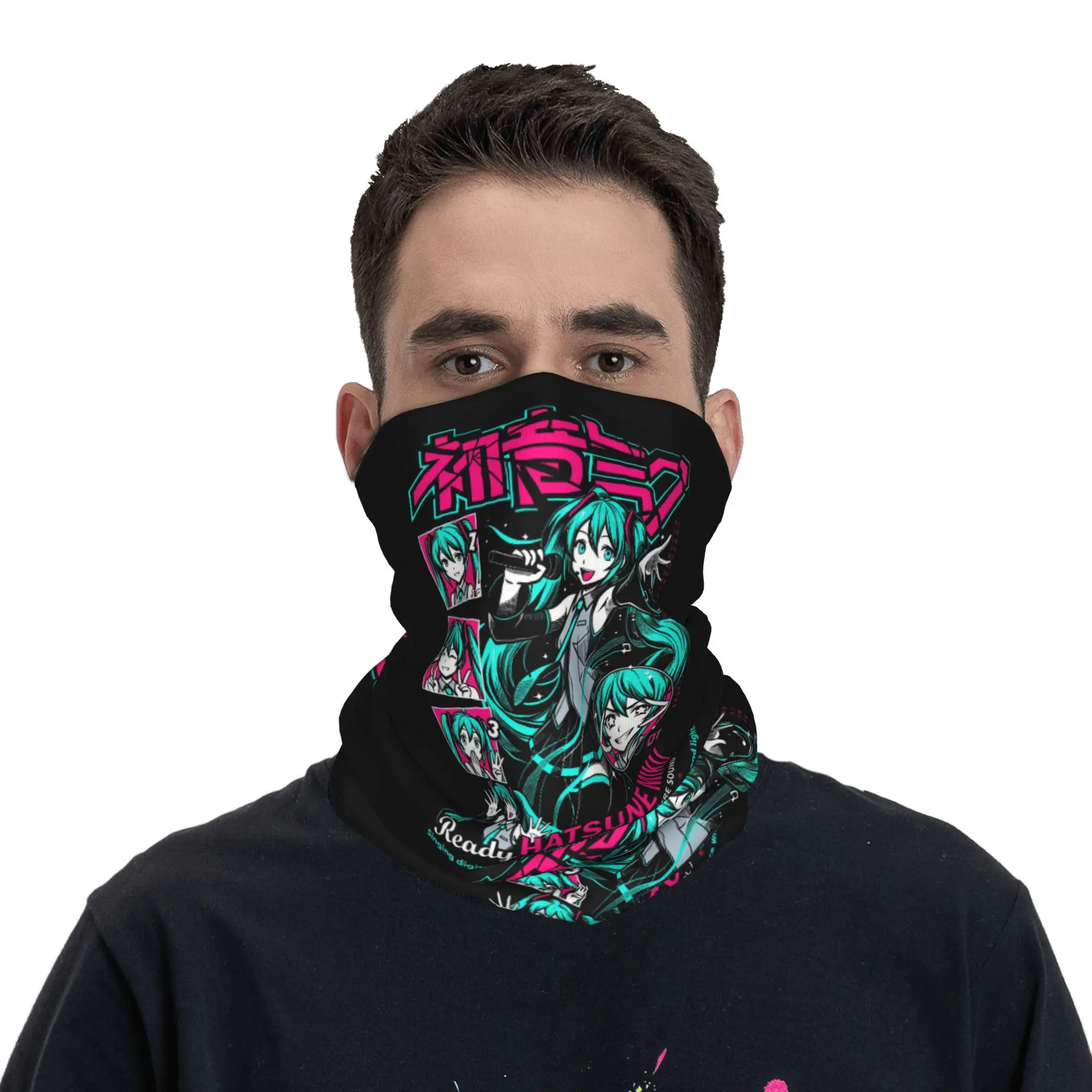 Vocaloid Anime H-Hatsune M-Miku Bandana Winter Neck Warmer Men Windproof Wrap Face Scarf for Ski Girl Kawaii Gaiter Headband
Vocaloid Anime H-Hatsune M-Miku Bandana Winter Neck Warmer Men Windproof Wrap Face Scarf for Ski Girl Kawaii Gaiter Headband