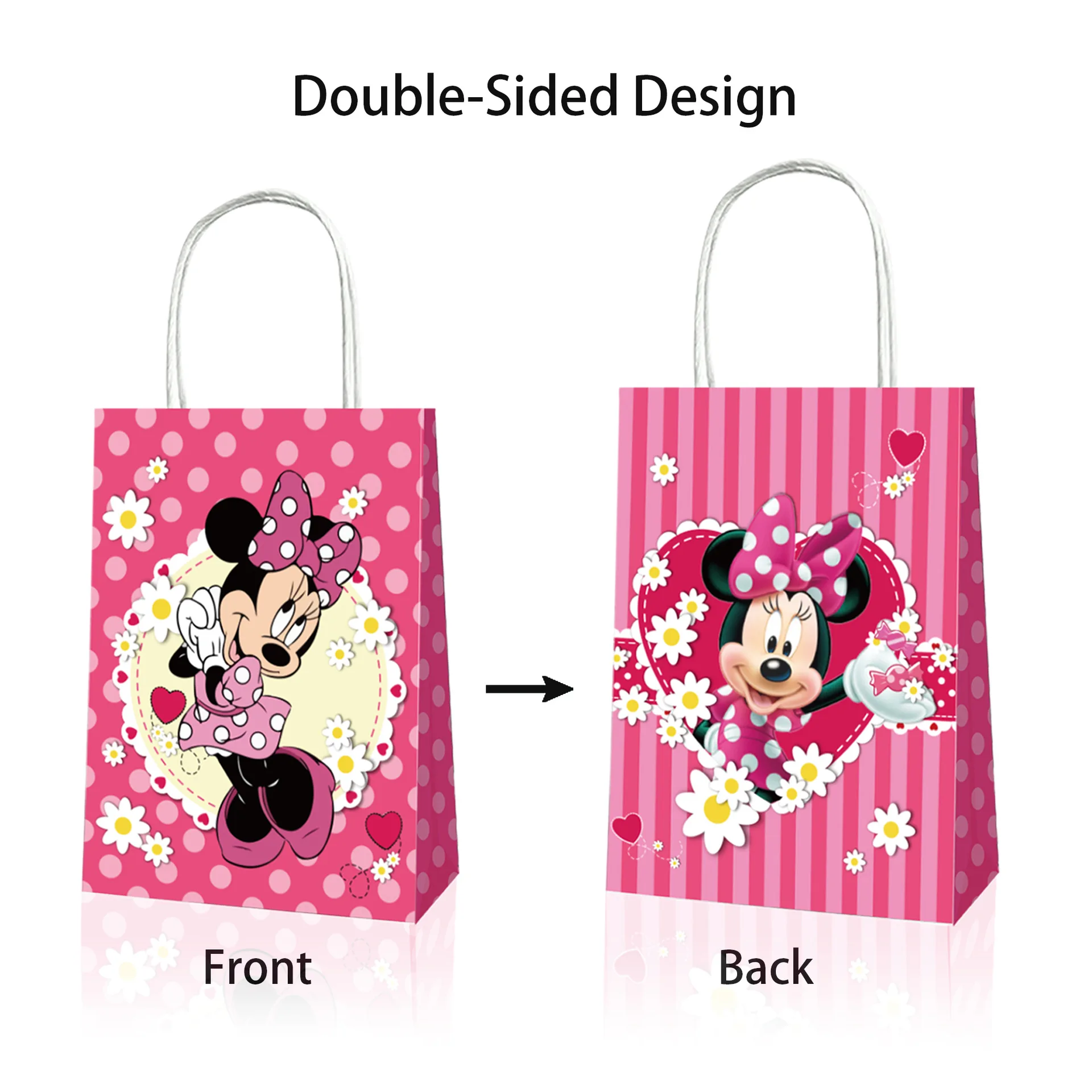 Minnie Mouse Birthday Party Companion Gift Kraft Paper Tote Bag
Minnie Mouse Birthday Party Companion Gift Kraft Paper Tote Bag