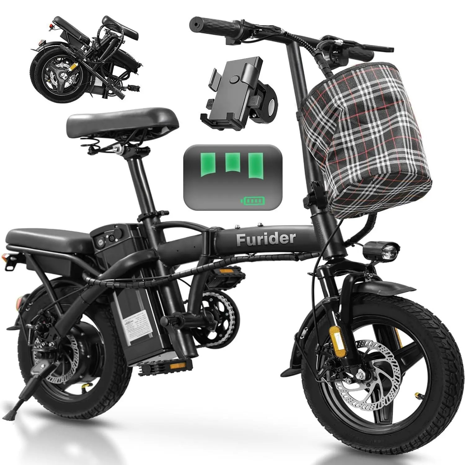 Electric Bike for Adults Teens, Commuter City Folding ebike with 560W Motor and 48V Battery, 24MPH 3 Level Pedals, Customized
Electric Bike for Adults Teens, Commuter City Folding ebike with 560W Motor and 48V Battery, 24MPH 3 Level Pedals, Customized