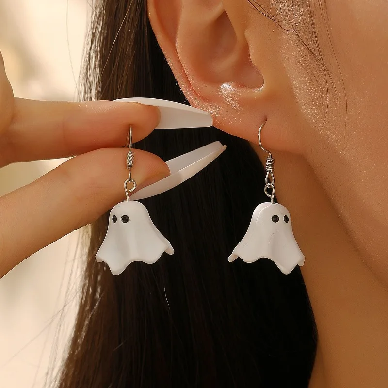 Halloween Ghost Dangle Earrings for Women Girls Cute Cartoon Little Monster Earrings Festival Party Jewelry Accessories Gifts
Halloween Ghost Dangle Earrings for Women Girls Cute Cartoon Little Monster Earrings Festival Party Jewelry Accessories Gifts