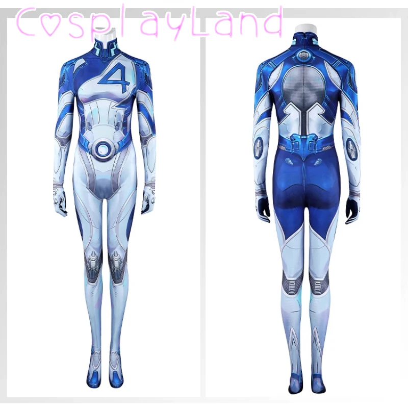 New Game Rivals Susan Storm Cosplay Costume Invisible Woman Zentai Suit Elastic 3D Printed Bodysuit Outfit Halloween Jumpsuit
New Game Rivals Susan Storm Cosplay Costume Invisible Woman Zentai Suit Elastic 3D Printed Bodysuit Outfit Halloween Jumpsuit