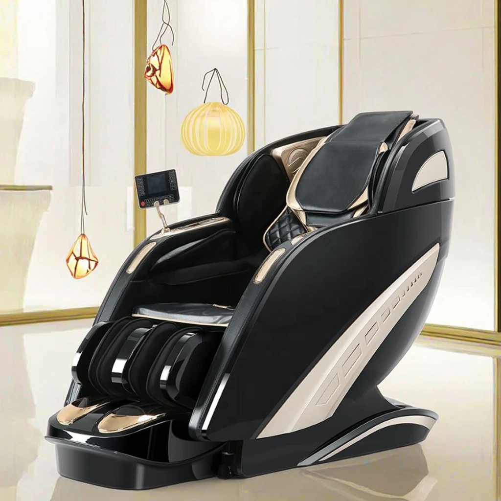 Lcd Remote Control Luxury 4D 0 Gravity Air Pressure Best Quality Kneading Shiatsu Blue-Tooth Full Body Massage Chair
Lcd Remote Control Luxury 4D 0 Gravity Air Pressure Best Quality Kneading Shiatsu Blue-Tooth Full Body Massage Chair