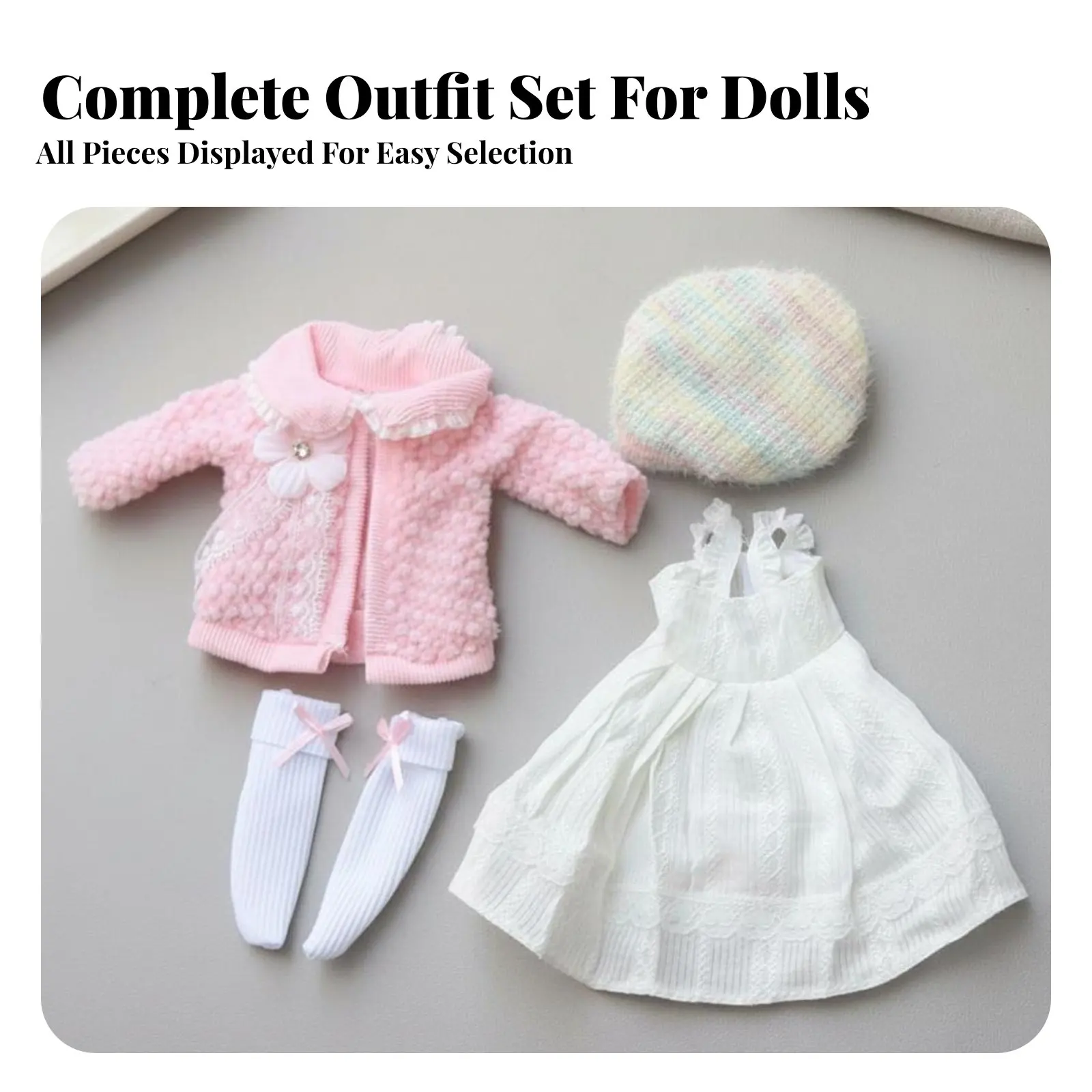 30cm Doll Clothes balls Jointed Doll Clothes Cute for Kids
30cm Doll Clothes balls Jointed Doll Clothes Cute for Kids