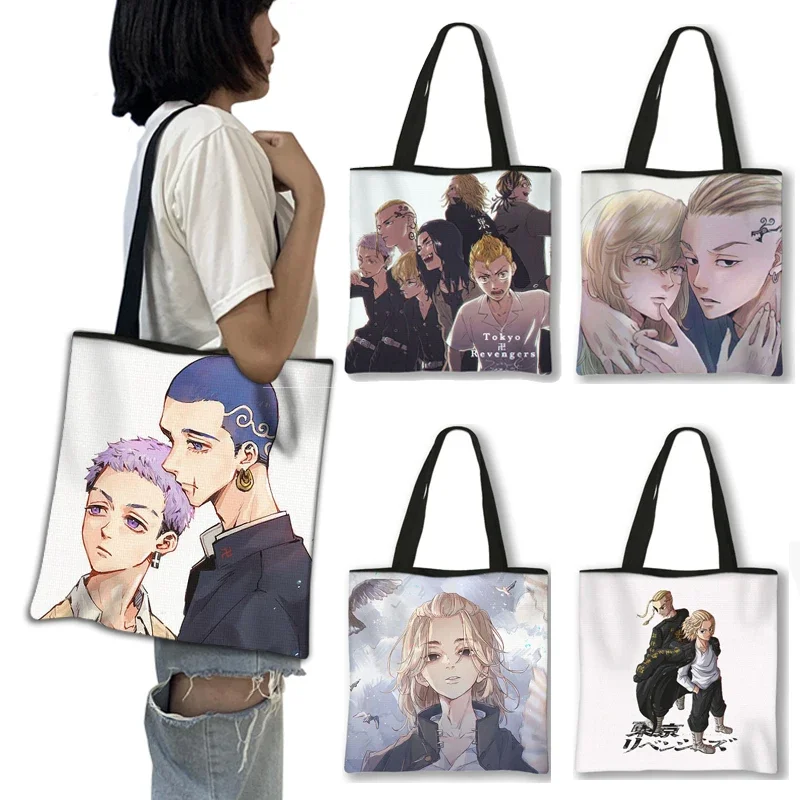 Cartoon Tokyo Revengers Handbag Ladies Japanese Anime Venue Guijie Tote Bags Leisure Women Large Capability Shopping Bag Gift
Cartoon Tokyo Revengers Handbag Ladies Japanese Anime Venue Guijie Tote Bags Leisure Women Large Capability Shopping Bag Gift