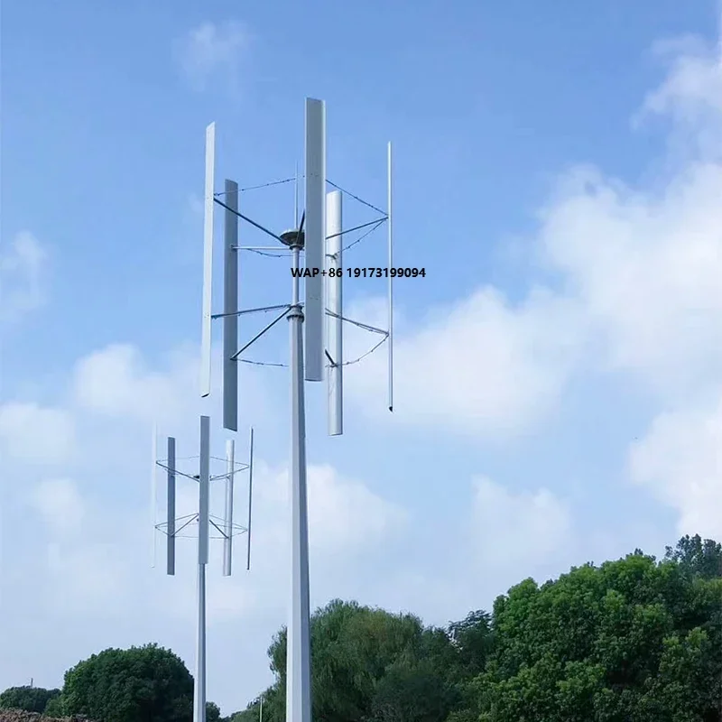 High Voltage 5kw Vertical Axis Wind Turbine Generator with Solar System Factory Price Efficient Wind Energy Converter
High Voltage 5kw Vertical Axis Wind Turbine Generator with Solar System Factory Price Efficient Wind Energy Converter