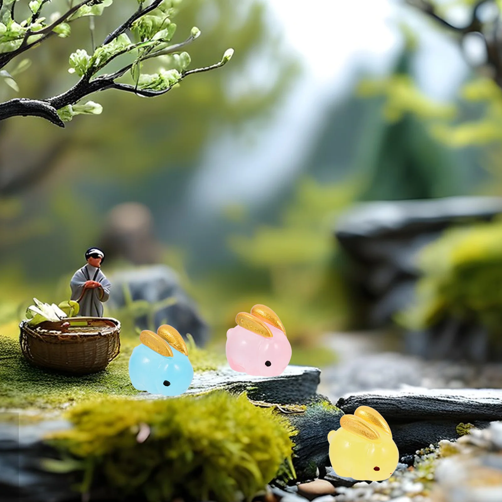 9 Night Glow Rabbit Resin Mini Landscape Accessories Garden Yard Outdoor Statues Vibrant Scene Creating Charm Cozy Atmosphere
9 Night Glow Rabbit Resin Mini Landscape Accessories Garden Yard Outdoor Statues Vibrant Scene Creating Charm Cozy Atmosphere