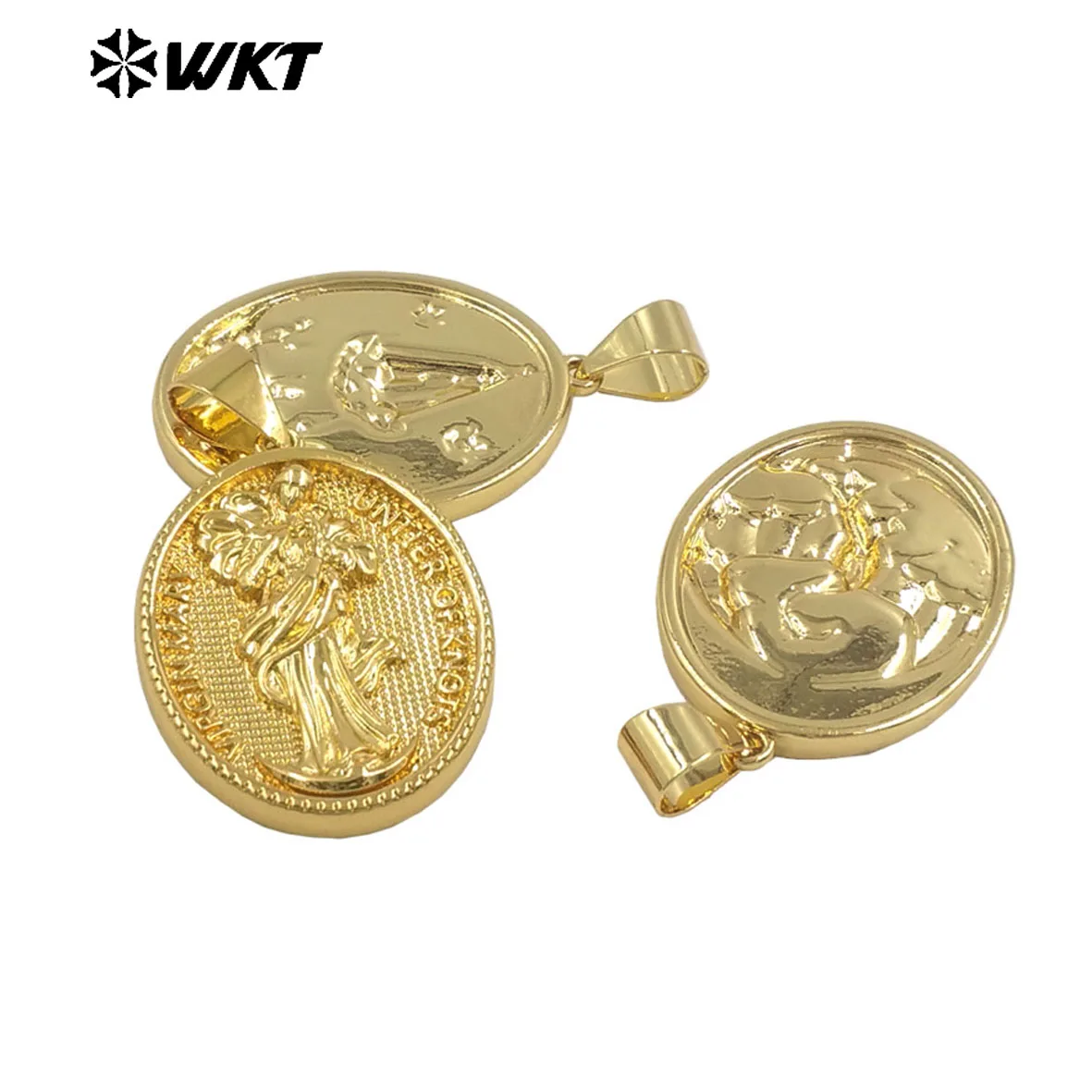 WT-JFE143 WKT 2025 Newest Religious Yellow Brass Gold Round Shape Pendant For Women Special ACC 
WT-JFE143 WKT 2025 Newest Religious Yellow Brass Gold Round Shape Pendant For Women Special ACC