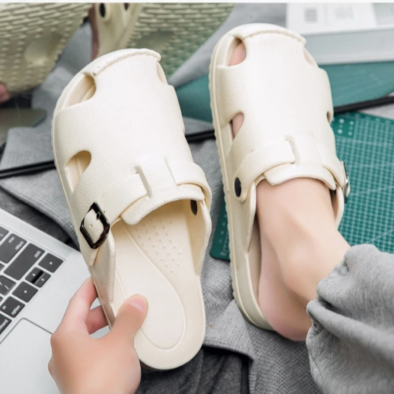 Летние мужские уличные сандалии на простой однотонной мягкой подошве из ЭВА, повседневные дышащие, противоскользящие и дезодорирующие свойства
Летние мужские уличные сандалии на простой однотонной мягкой подошве из ЭВА, повседневные дышащие, противоскользящие и дезодорирующие свойства