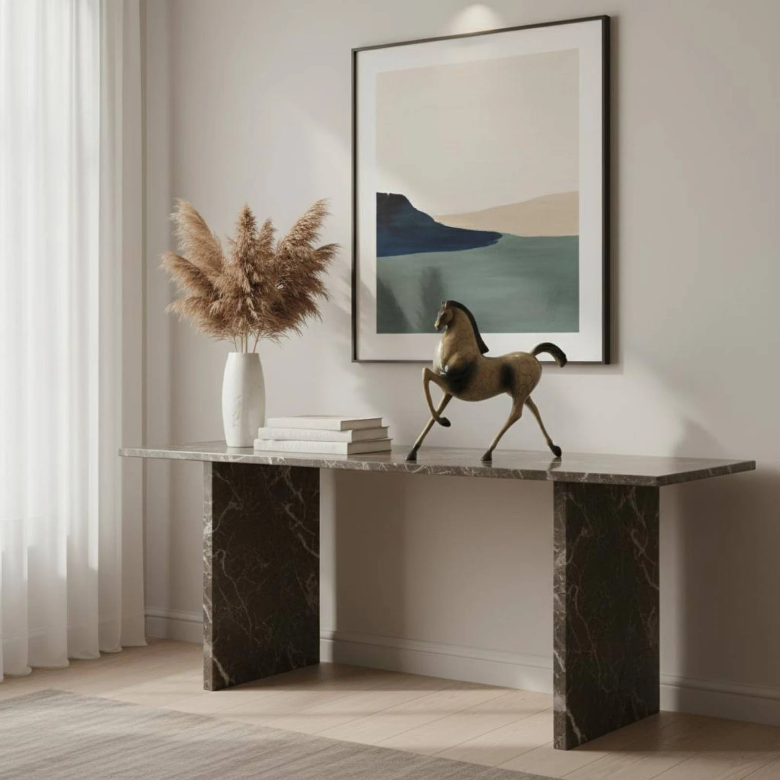Desktop Horse Sculpture Retro Design Horse Statue Table Ornament Housewarming Gift Home Decoration Compact Size for Living Room
Desktop Horse Sculpture Retro Design Horse Statue Table Ornament Housewarming Gift Home Decoration Compact Size for Living Room