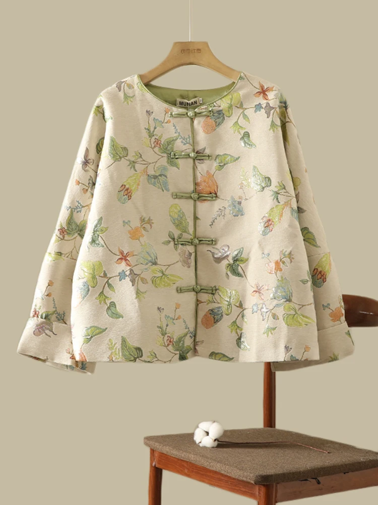 Новый китайский джет с вышивкой, женский ранний весенний новый модный воротник-стойка на пуговицах, улучшенный костюм Тан, топ
Новый китайский джет с вышивкой, женский ранний весенний новый модный воротник-стойка на пуговицах, улучшенный костюм Тан, топ