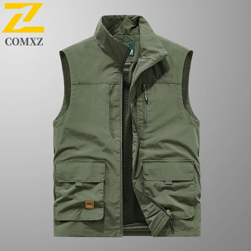 Men Outdoor Mesh Thin Waistcoats Climbing Sleeveless Jackets New Summer Men Multi-pockets Fishing Photography Breathable Vests 6
Men Outdoor Mesh Thin Waistcoats Climbing Sleeveless Jackets New Summer Men Multi-pockets Fishing Photography Breathable Vests 6
