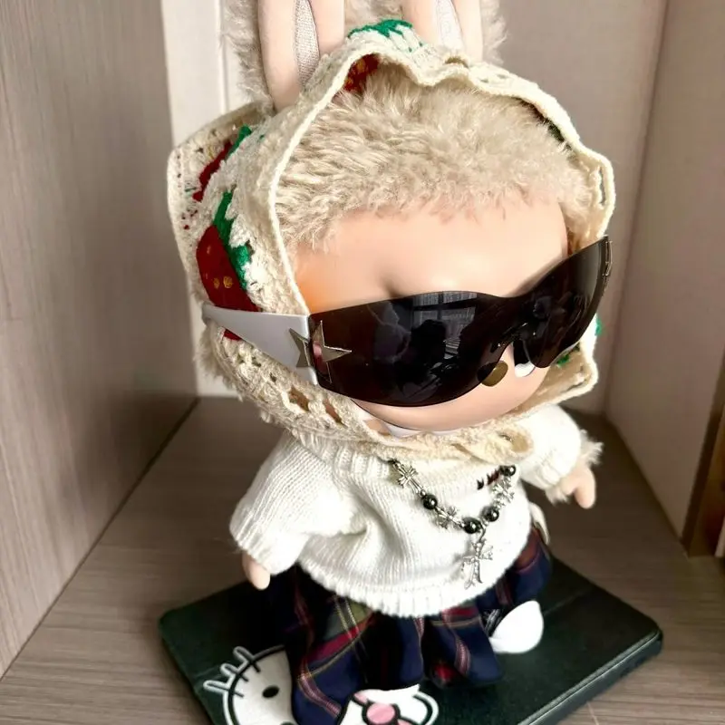 Labubu First Generation Summer Black Leather Labubu 38cm Vinyl High Beauty Baby Clothes Doll Clothes Changing Trendy Cool Clothe
Labubu First Generation Summer Black Leather Labubu 38cm Vinyl High Beauty Baby Clothes Doll Clothes Changing Trendy Cool Clothe