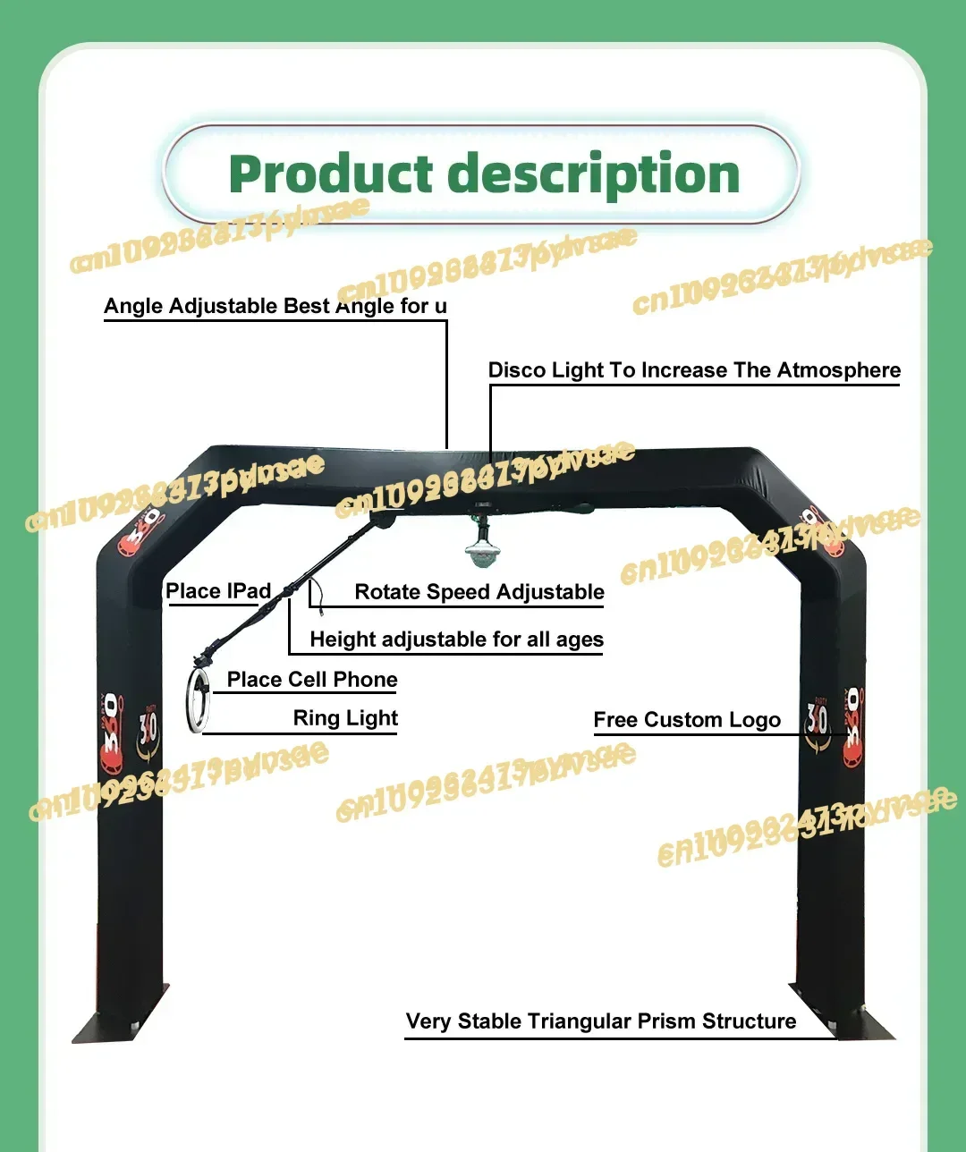 NEW Warehouse Overhead 360 Photo Booth Enclosure Backdrop 360 Photobooth Machine Top Spinner Photo Booth Sky 360 Camera Video Bo
NEW Warehouse Overhead 360 Photo Booth Enclosure Backdrop 360 Photobooth Machine Top Spinner Photo Booth Sky 360 Camera Video Bo